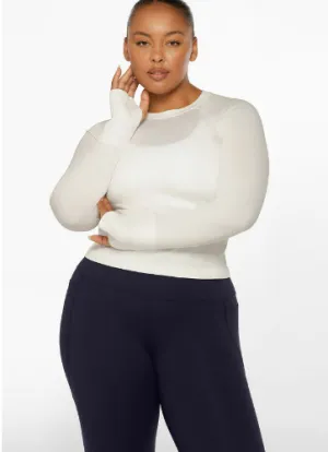 Lorna Jane Energised Seamless Long Sleeve Top - Porcelain