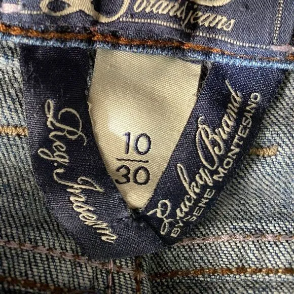 Lucky Brand Stark Sweet &amp; Low Bootcut Cotton Womens Jeans Size 10/30