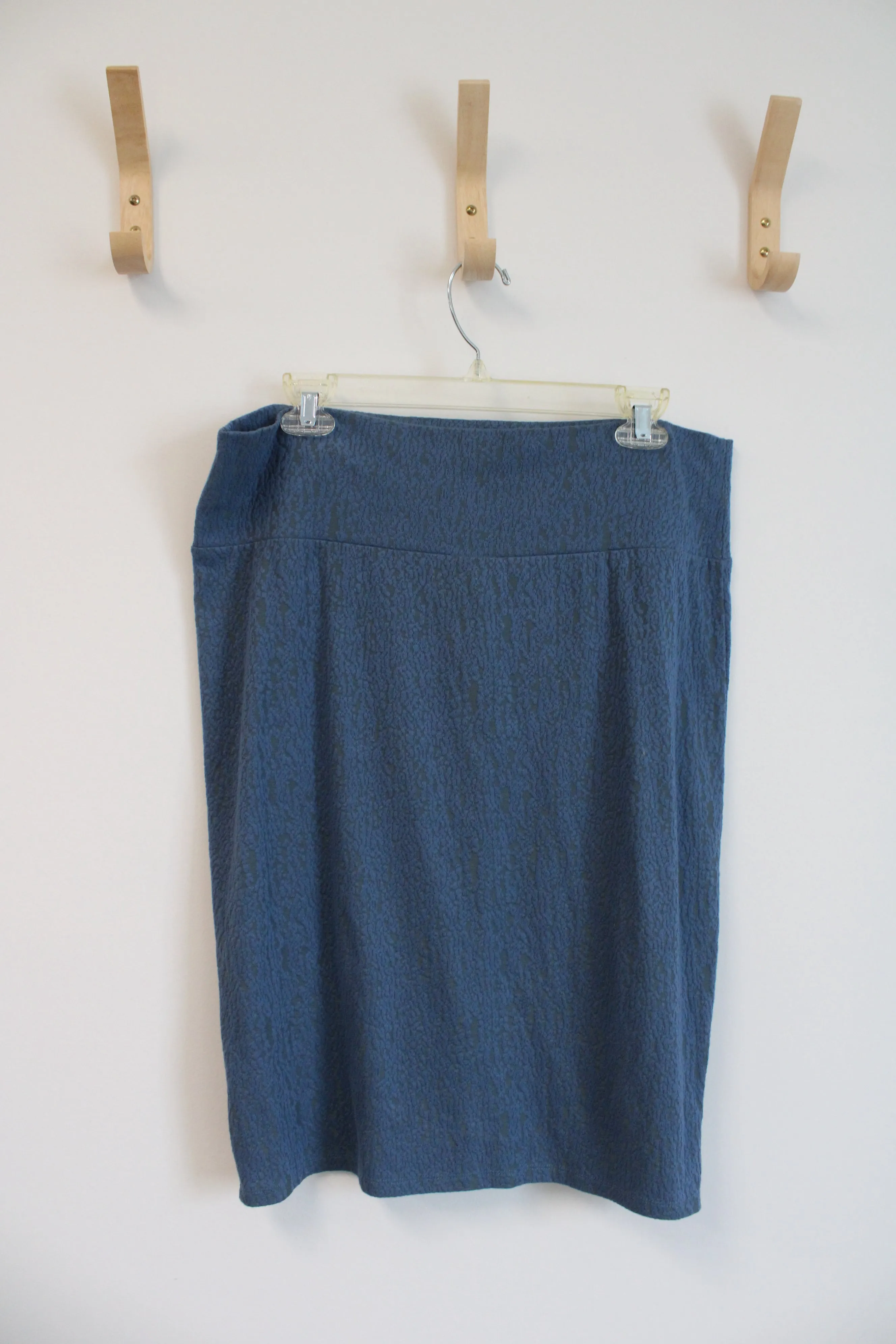 LuLaRoe Blue Pencil Skirt | XL