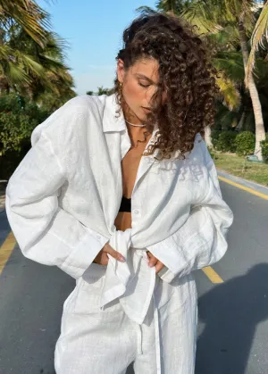 Luna – Breezy Cotton Shirt & Lounge Pants Set