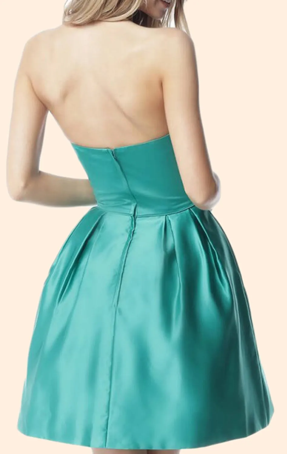 MACloth Halter Short Prom Homeocming Dress Royal Blue Wedding Party Dress