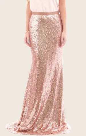 MACloth Sheath Maxi Sequin Skirt