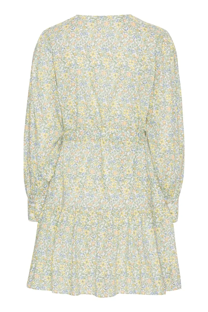 MaddyIC Kjole - Pastel Grøn Print