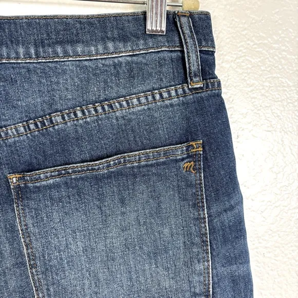 MADEWELL High Rise Stretch Denim Cutoff Jeans Shorts