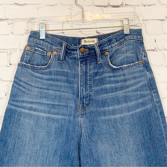 Madewell Jeans Wide Leg Crop hi rise