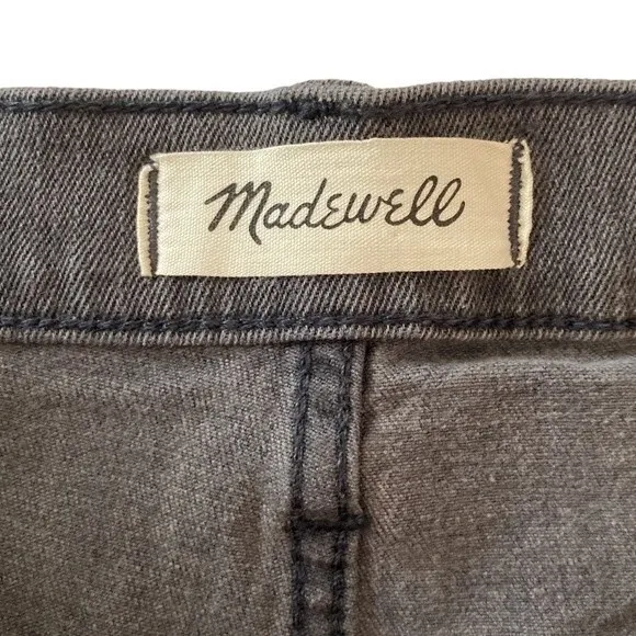 Madewell New! High Rise Denim Cut Off Shorts Distress Lunar Wash Fray Hem