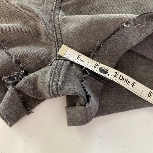 Madewell New! High Rise Denim Cut Off Shorts Distress Lunar Wash Fray Hem