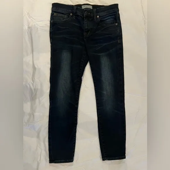 Madewell The Skinny Skinny Crop Dark Wash Jeans