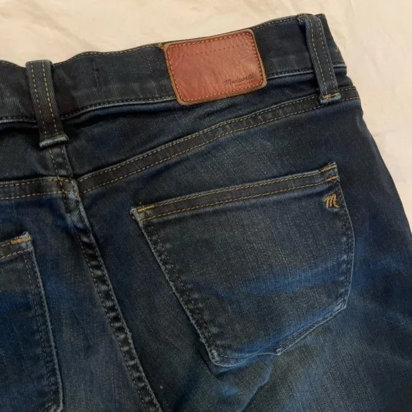 Madewell The Skinny Skinny Crop Dark Wash Jeans