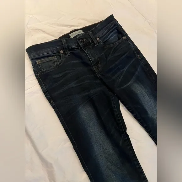 Madewell The Skinny Skinny Crop Dark Wash Jeans