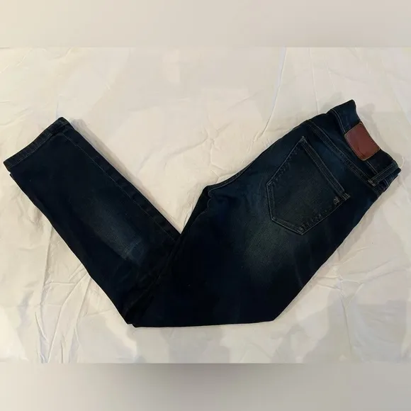 Madewell The Skinny Skinny Crop Dark Wash Jeans