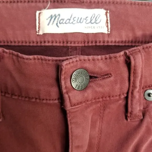 Madewell Womens Skinny Skinny Jeans size 25