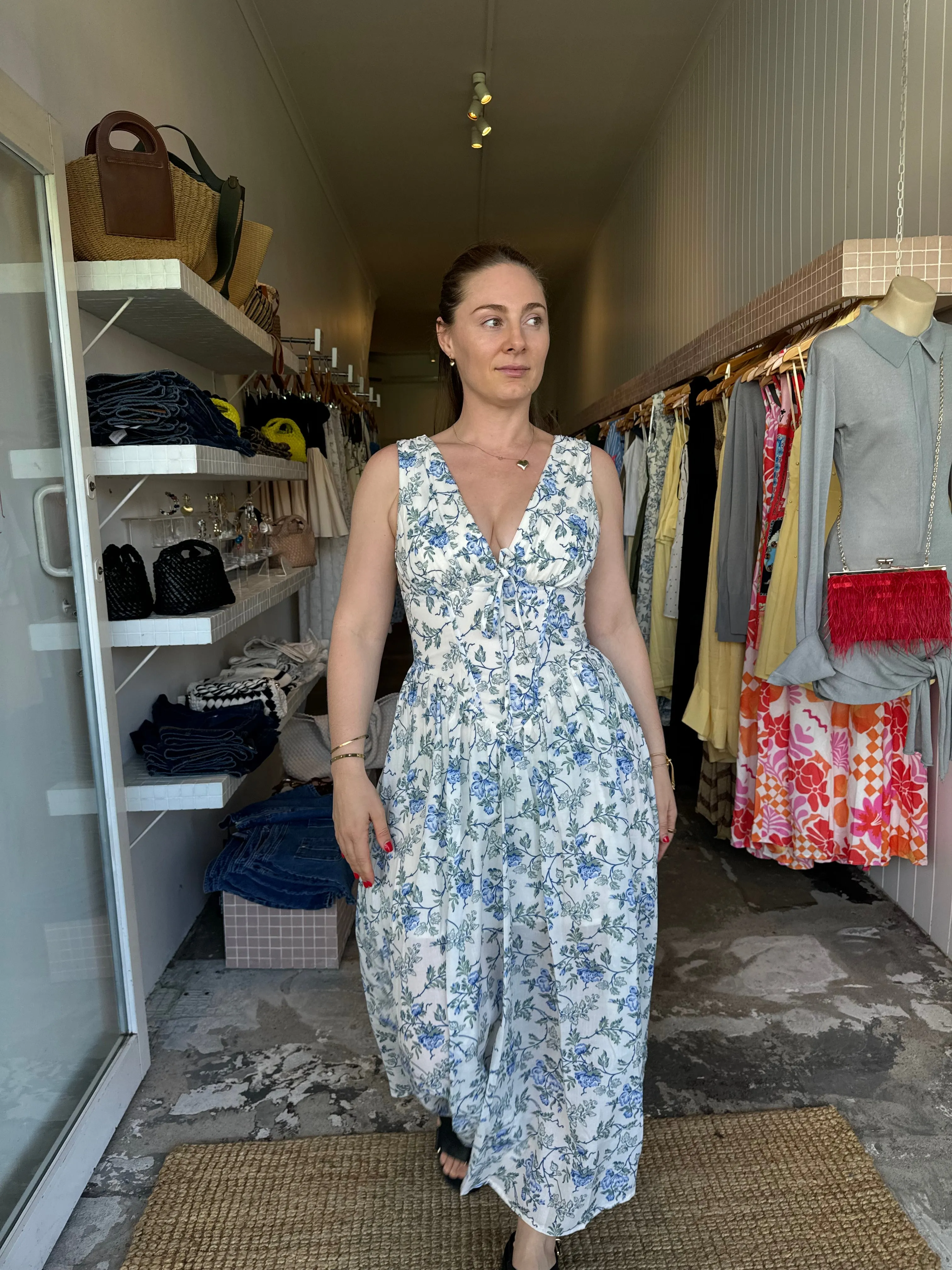 Magnolia maxi dress