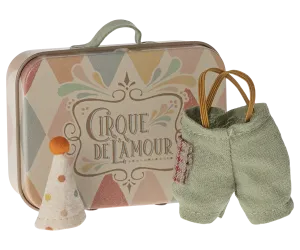 MAILEG Clown Clothes in Suitcase