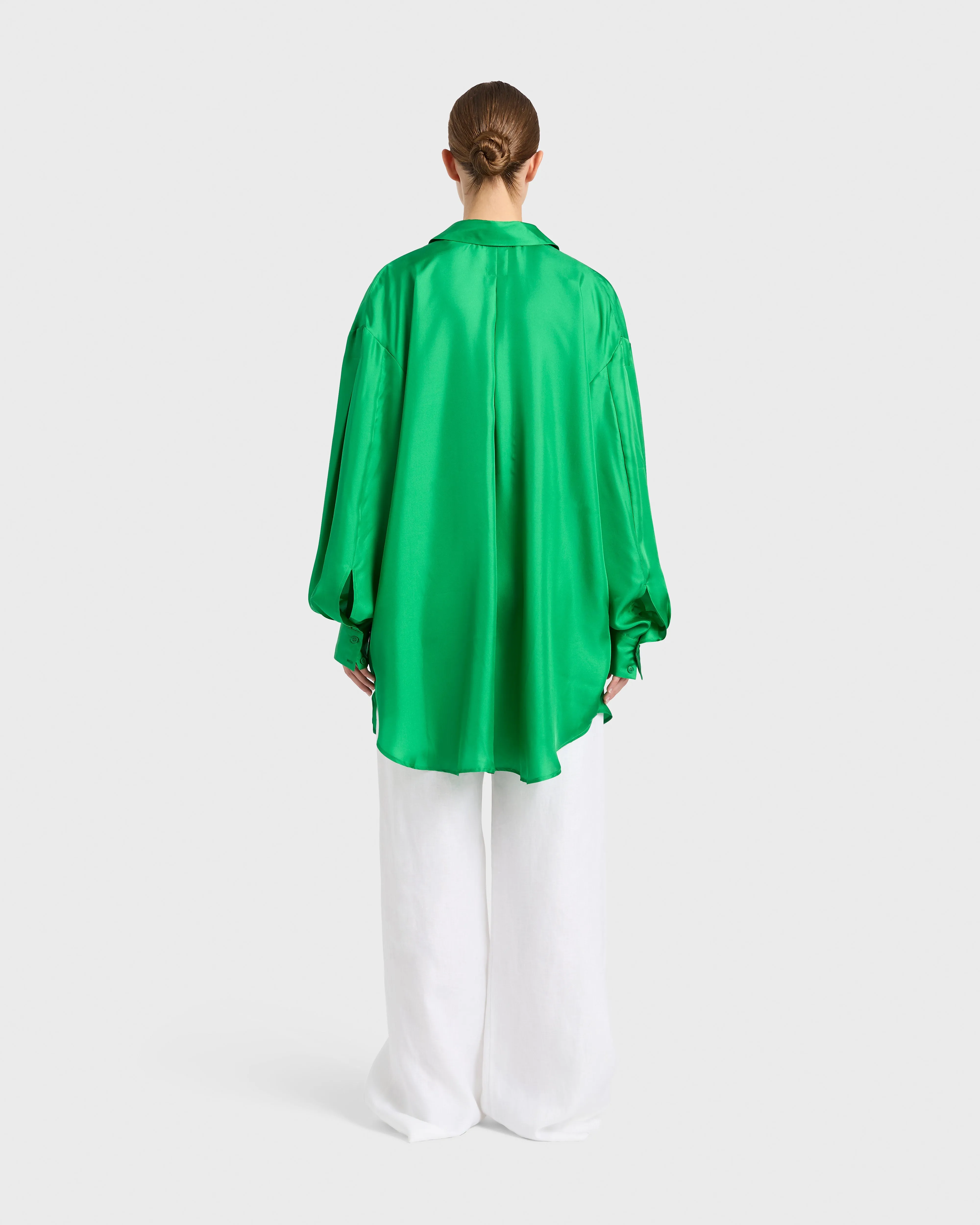 Marfa Oversize Shirt - Kelly