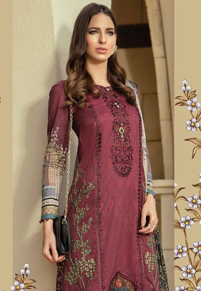 Maria B. Summer 2019 Cotton-Lawn Suit