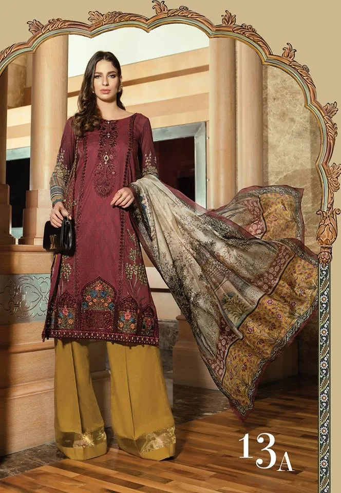 Maria B. Summer 2019 Cotton-Lawn Suit