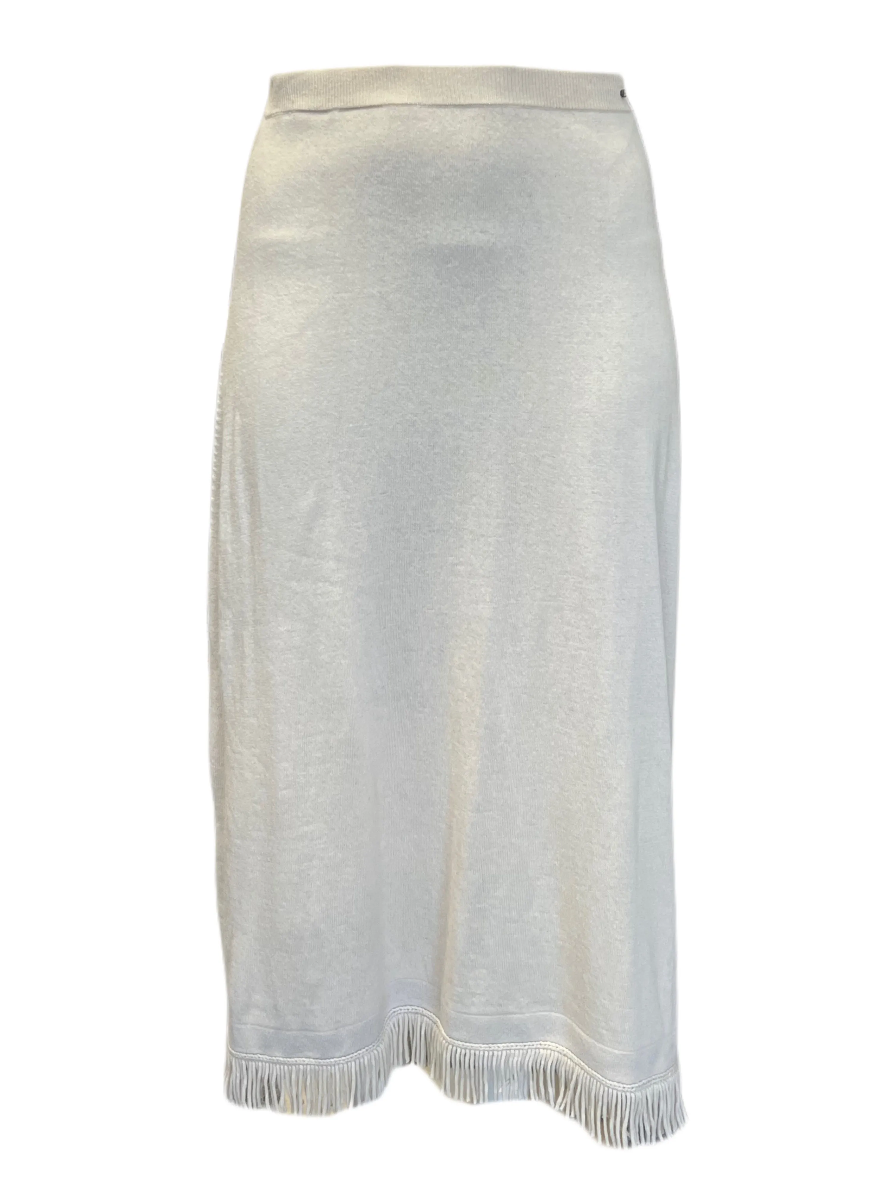 Marina Rinaldi Women's Beige Gara Knitted Skirt NWT