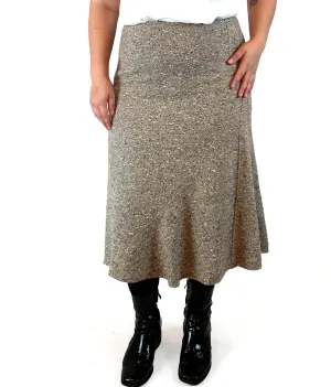 Max Mara grey wool silk mix pencil skirt size UK 16