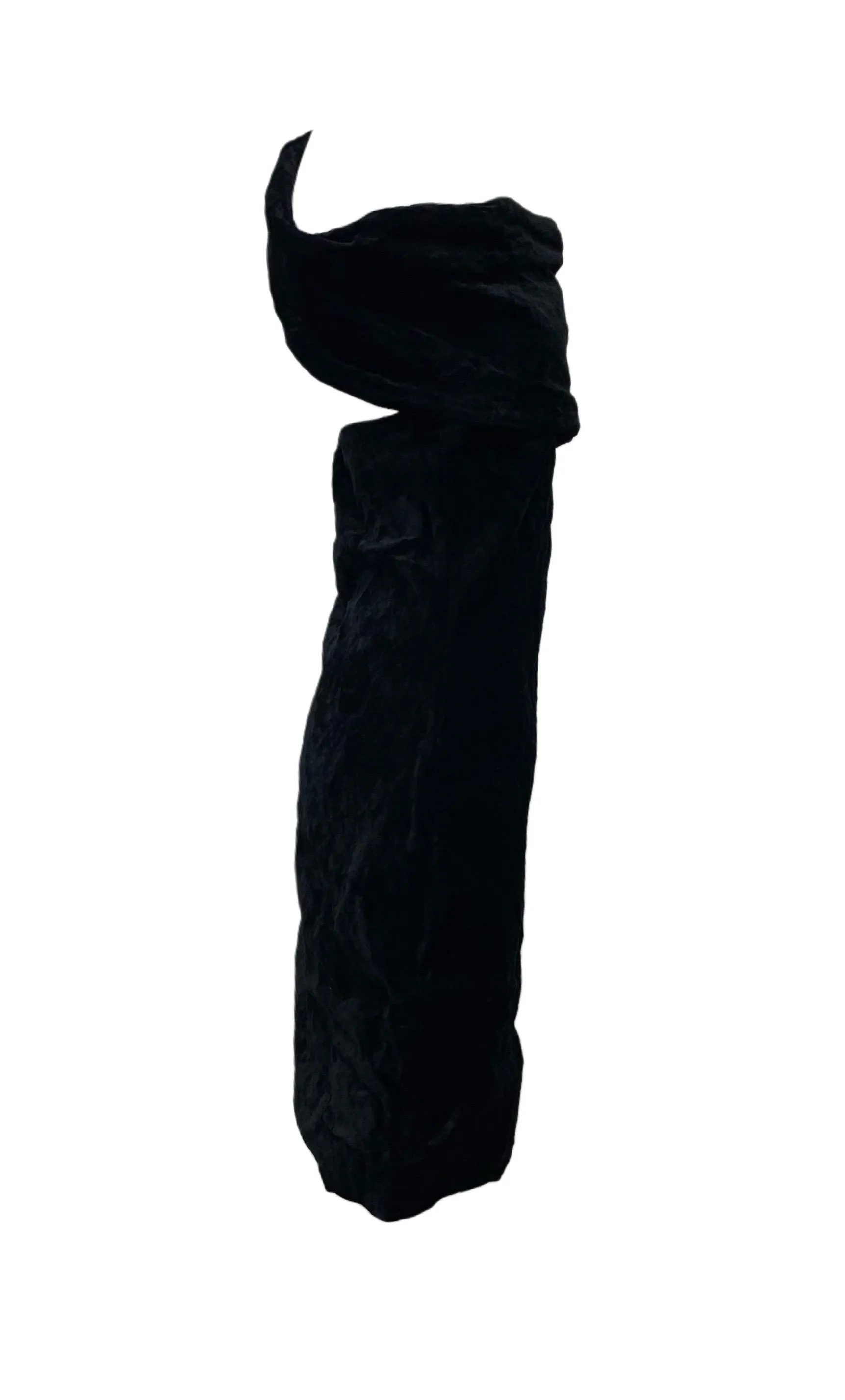 Max Mara Women's Black Cervo Wrap Mini Dress NWT