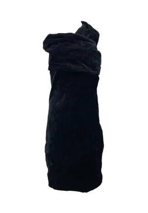 Max Mara Women's Black Cervo Wrap Mini Dress NWT