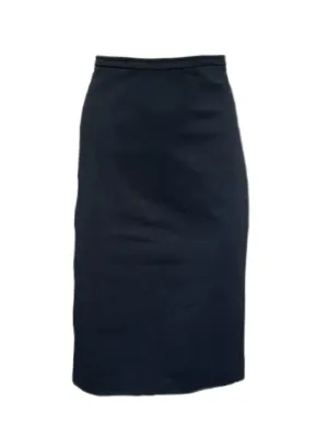 Max Mara Women's Black Taglio A Line Skirt Size 12 NWT