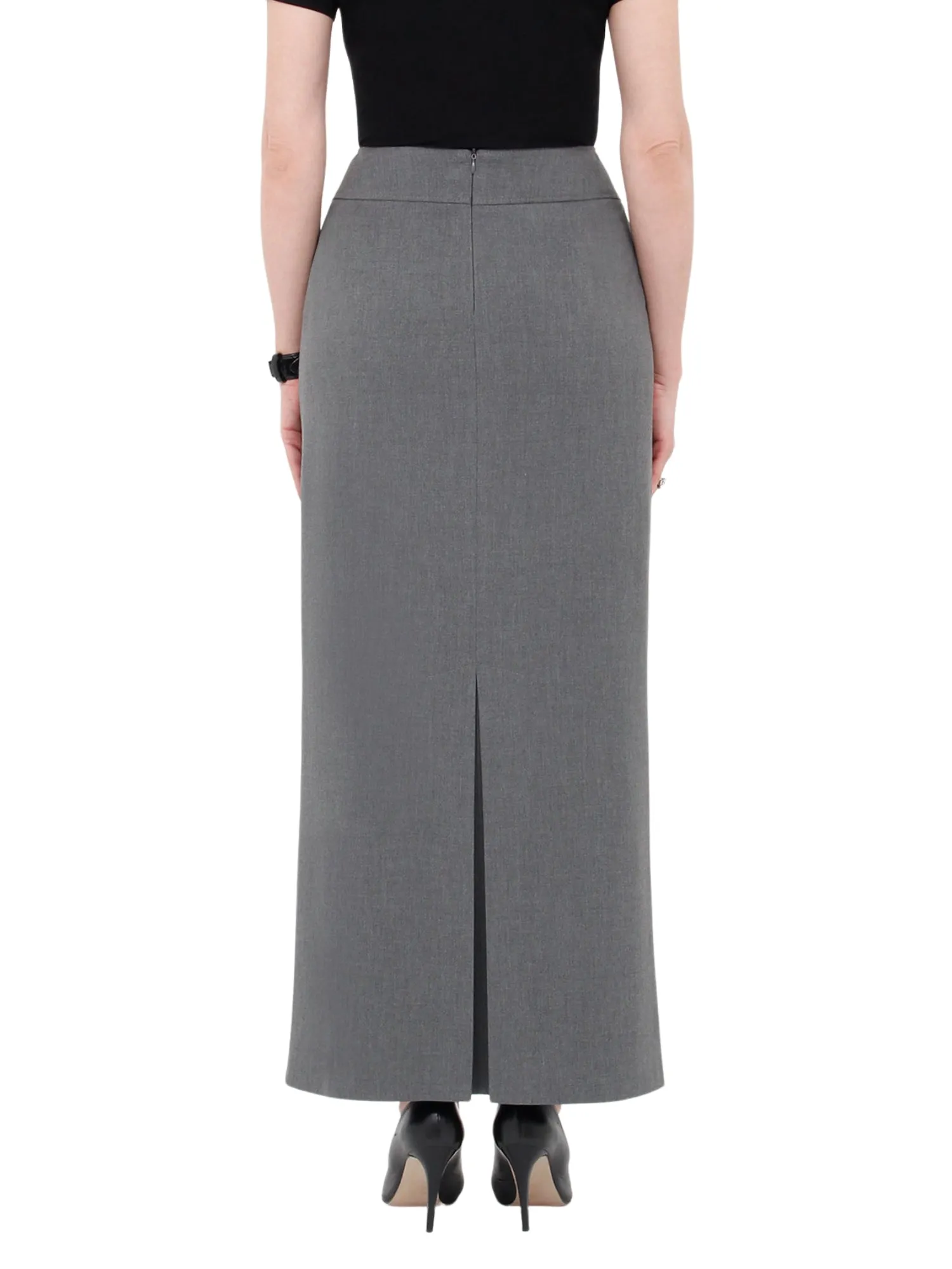 Maxi Back Slitted Pencil Skirt