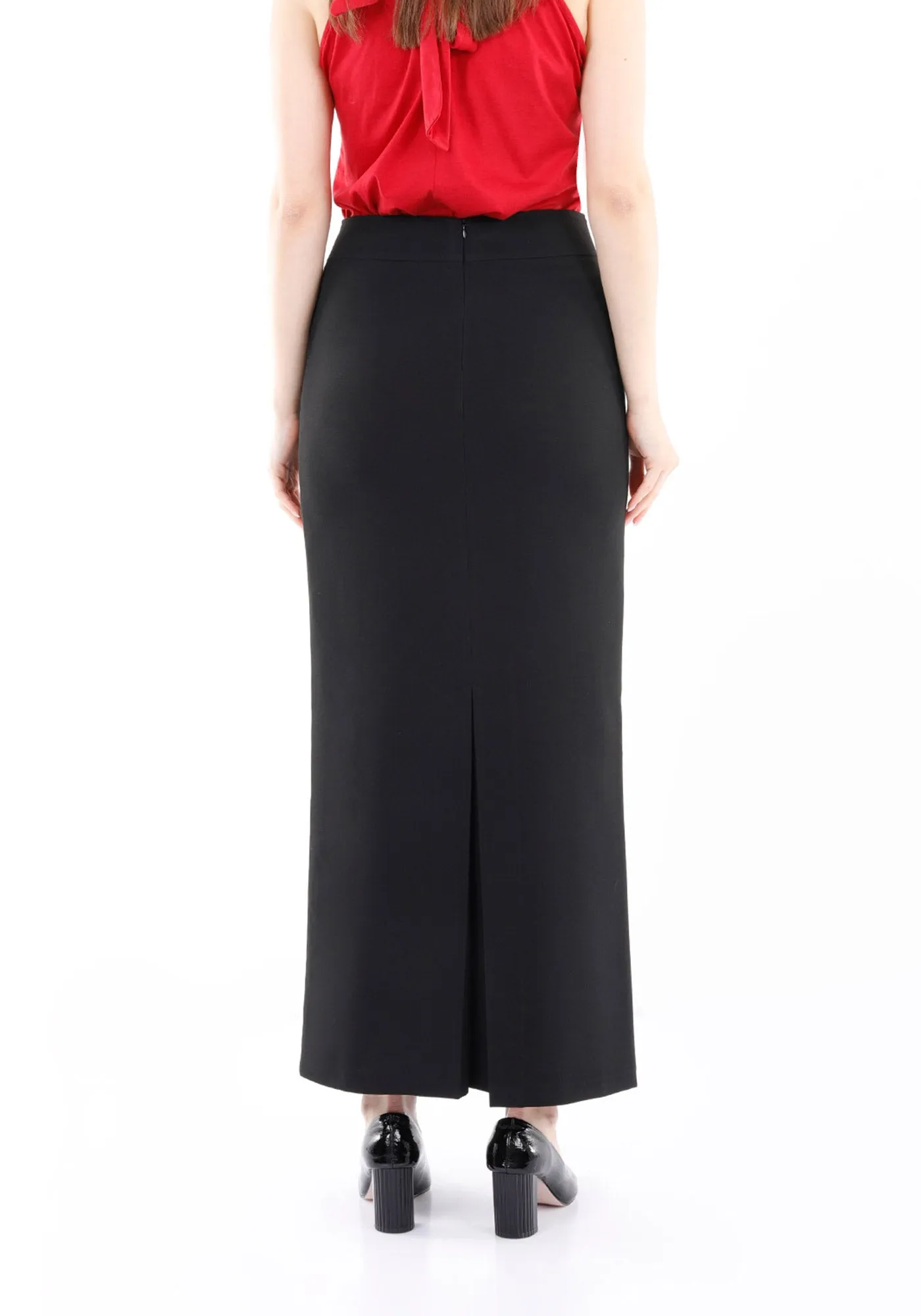 Maxi Back Slitted Pencil Skirt