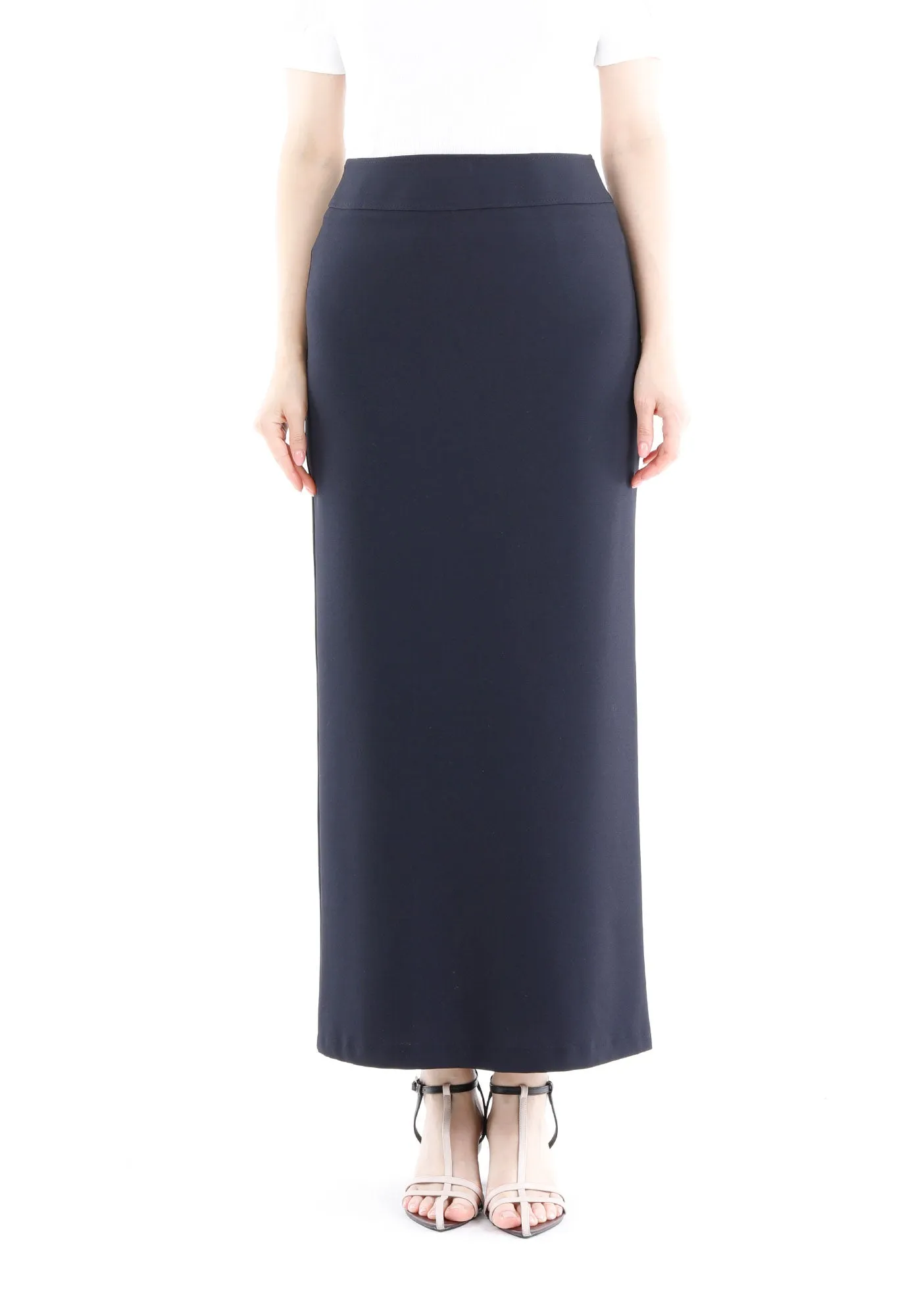 Maxi Pencil Skirt with Back Slit