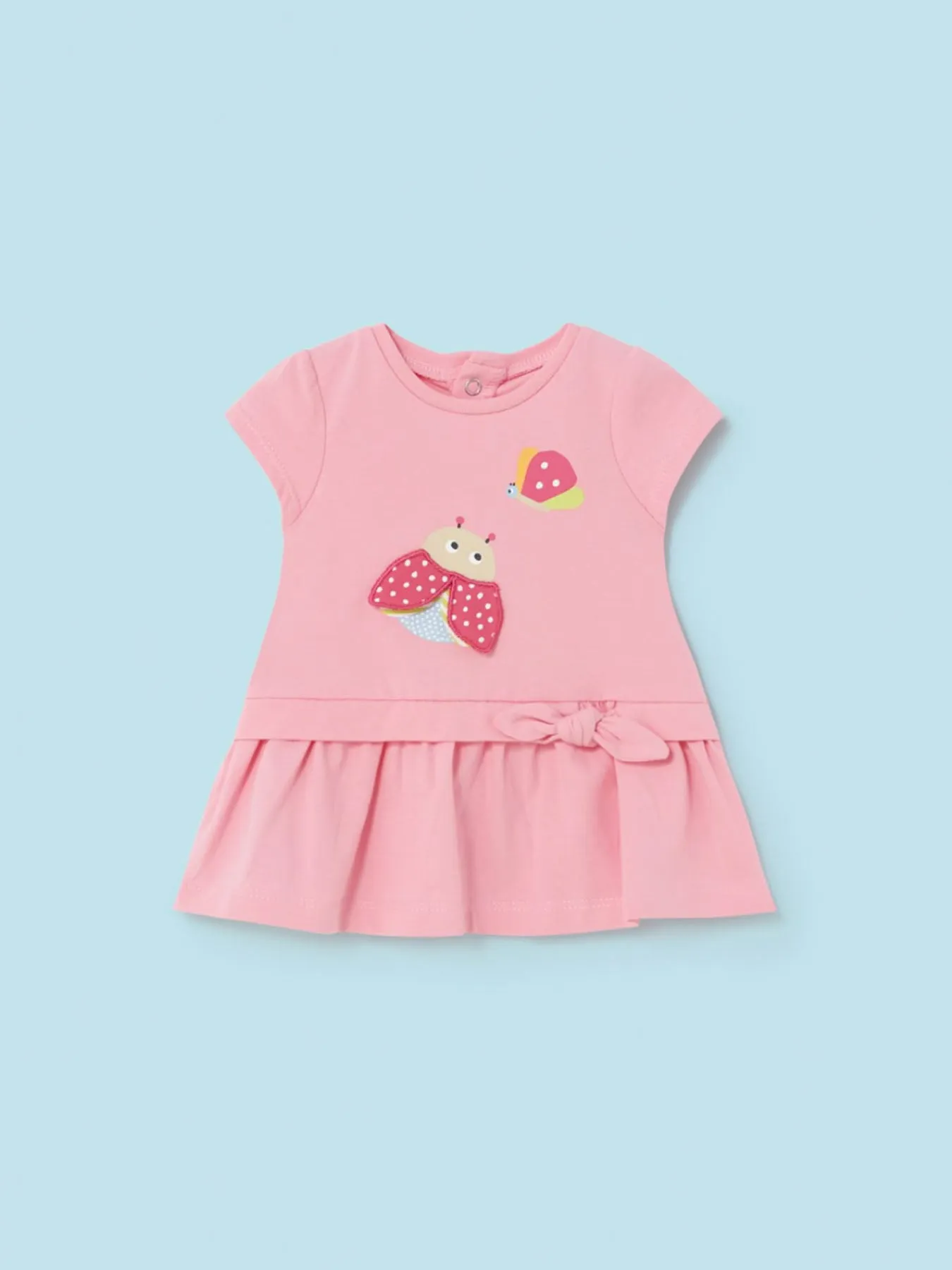 Mayoral Baby Girl Pink Ladybird Dress