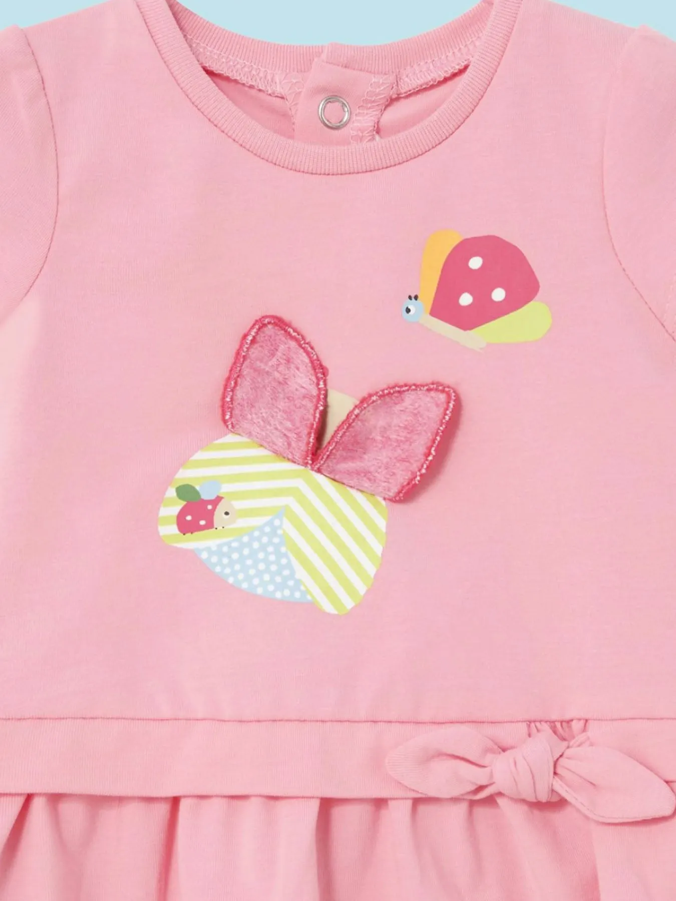 Mayoral Baby Girl Pink Ladybird Dress