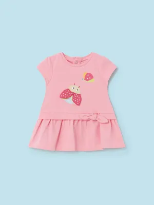 Mayoral Baby Girl Pink Ladybird Dress
