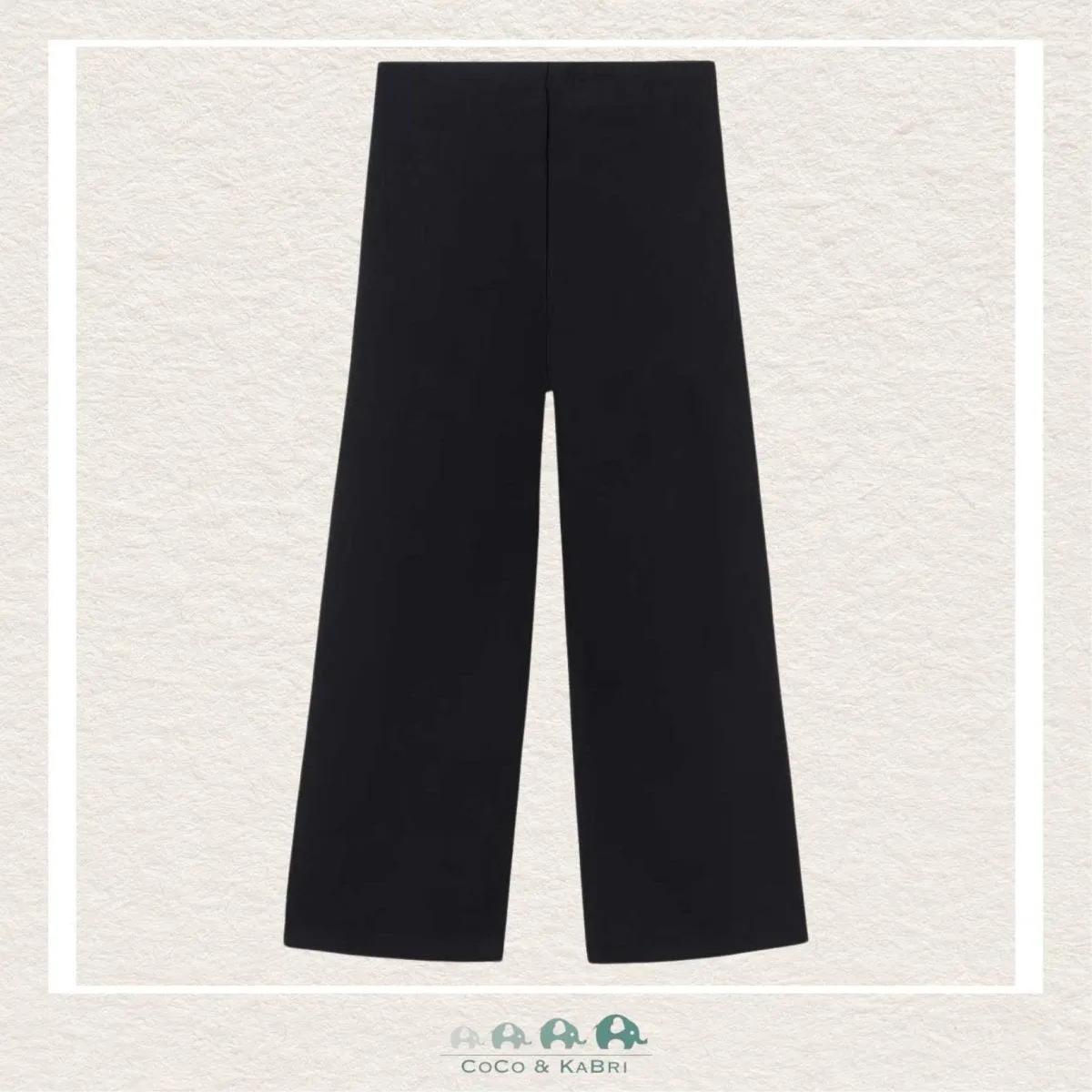 *Mayoral : Girls Black Wide Leg Cropped Dress Pants