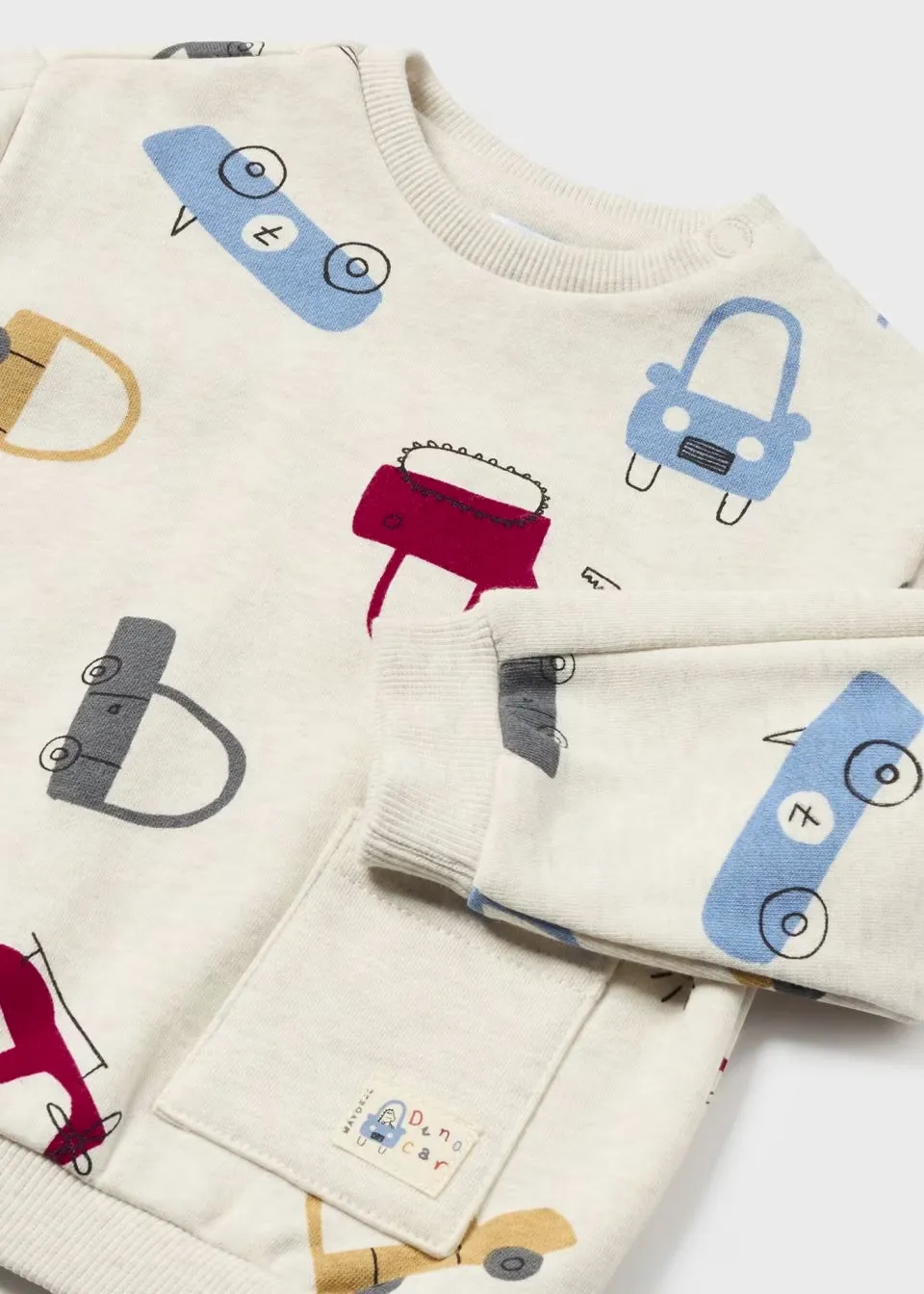 Mayoral Infant Boys Car Print Sweatshirt 2462