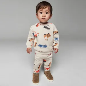 Mayoral Infant Boys Car Print Sweatshirt 2462