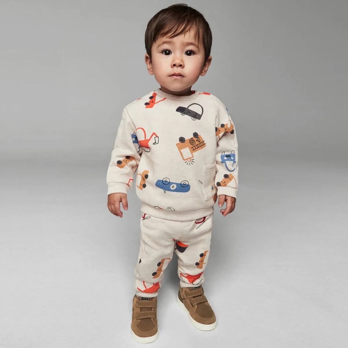 Mayoral Infant Boys Car Print Sweatshirt 2462