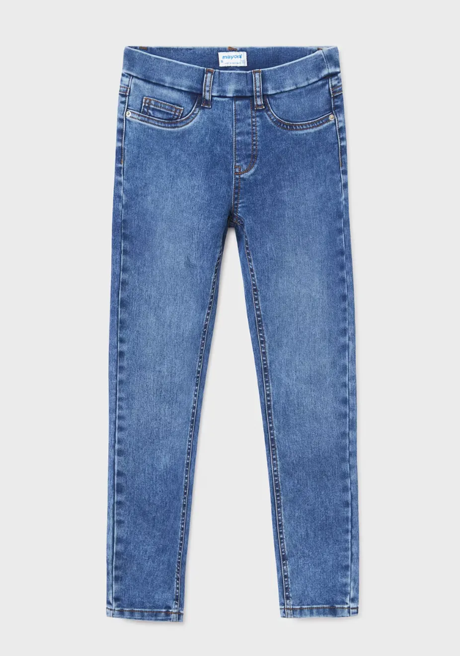 Mayoral Tween Medium Wash Skinny Jeans