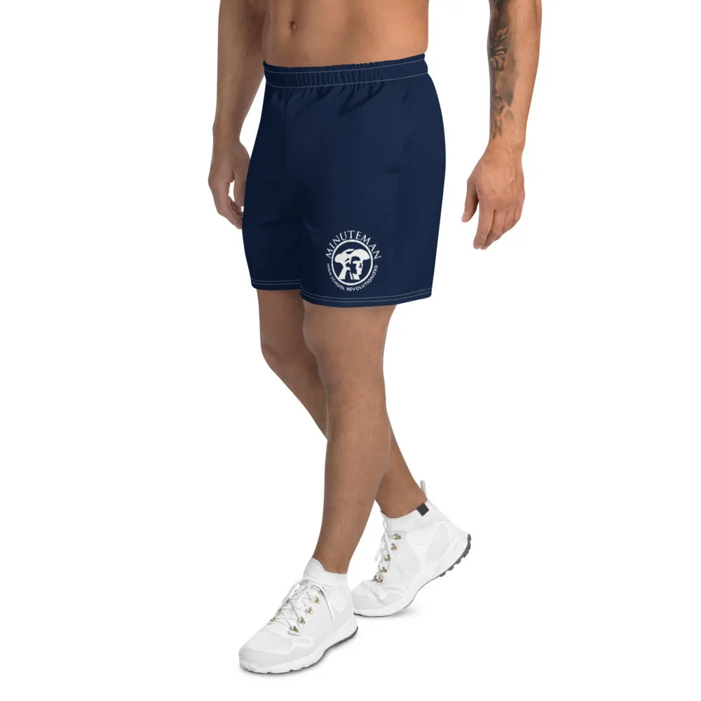 Men's Athletic Long Shorts - Round Logo