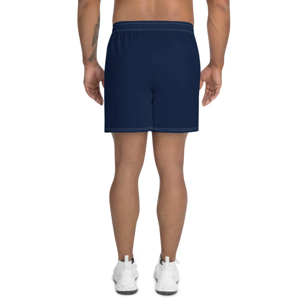 Men's Athletic Long Shorts - Round Logo