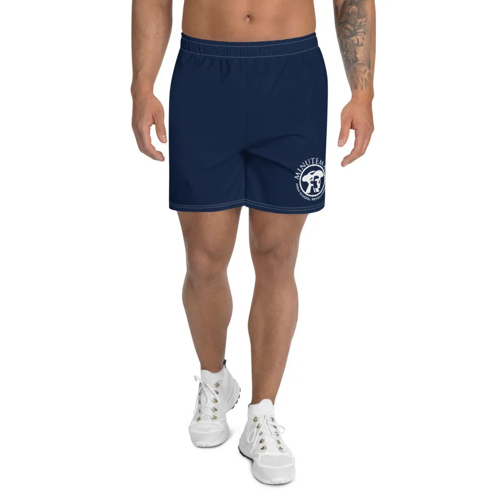 Men's Athletic Long Shorts - Round Logo