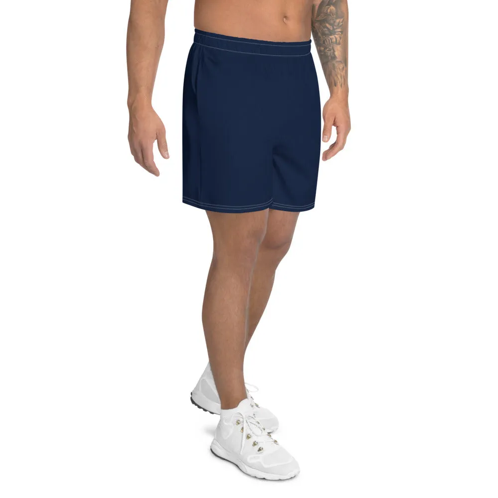 Men's Athletic Long Shorts - Round Logo
