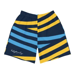 Men's Athletic Stripe Abstract Shorts