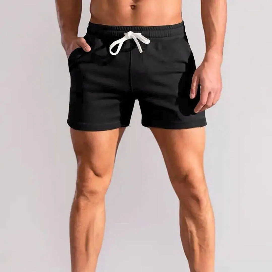 Men's Fast-Drying Sporty Lounge Shorts with Functional Pockets
