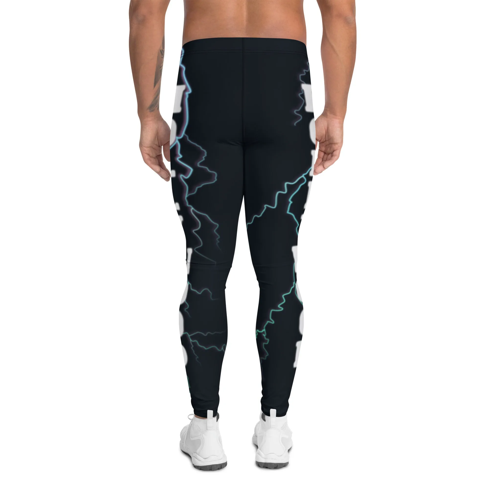 Mens Leggings, Hollywood Lightning