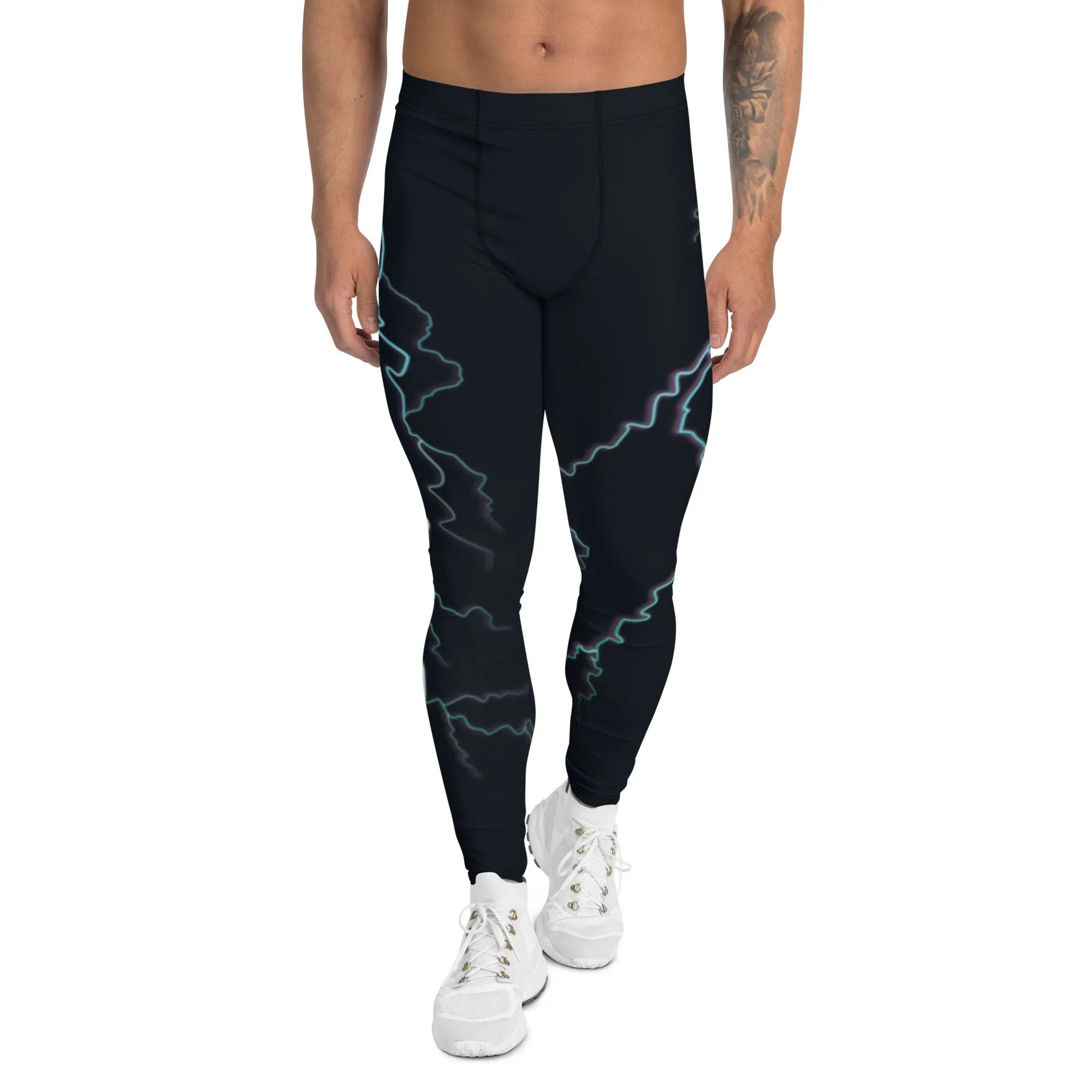 Mens Leggings, Hollywood Lightning