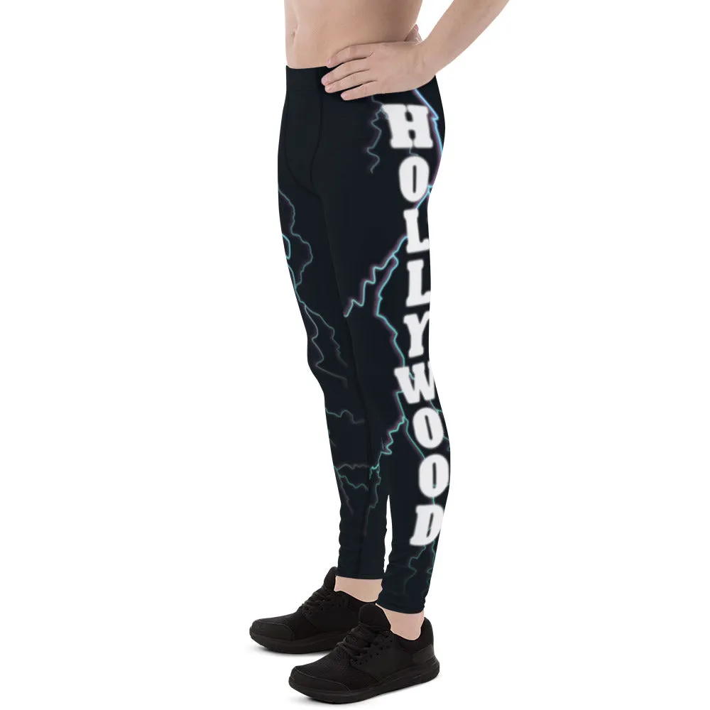 Mens Leggings, Hollywood Lightning