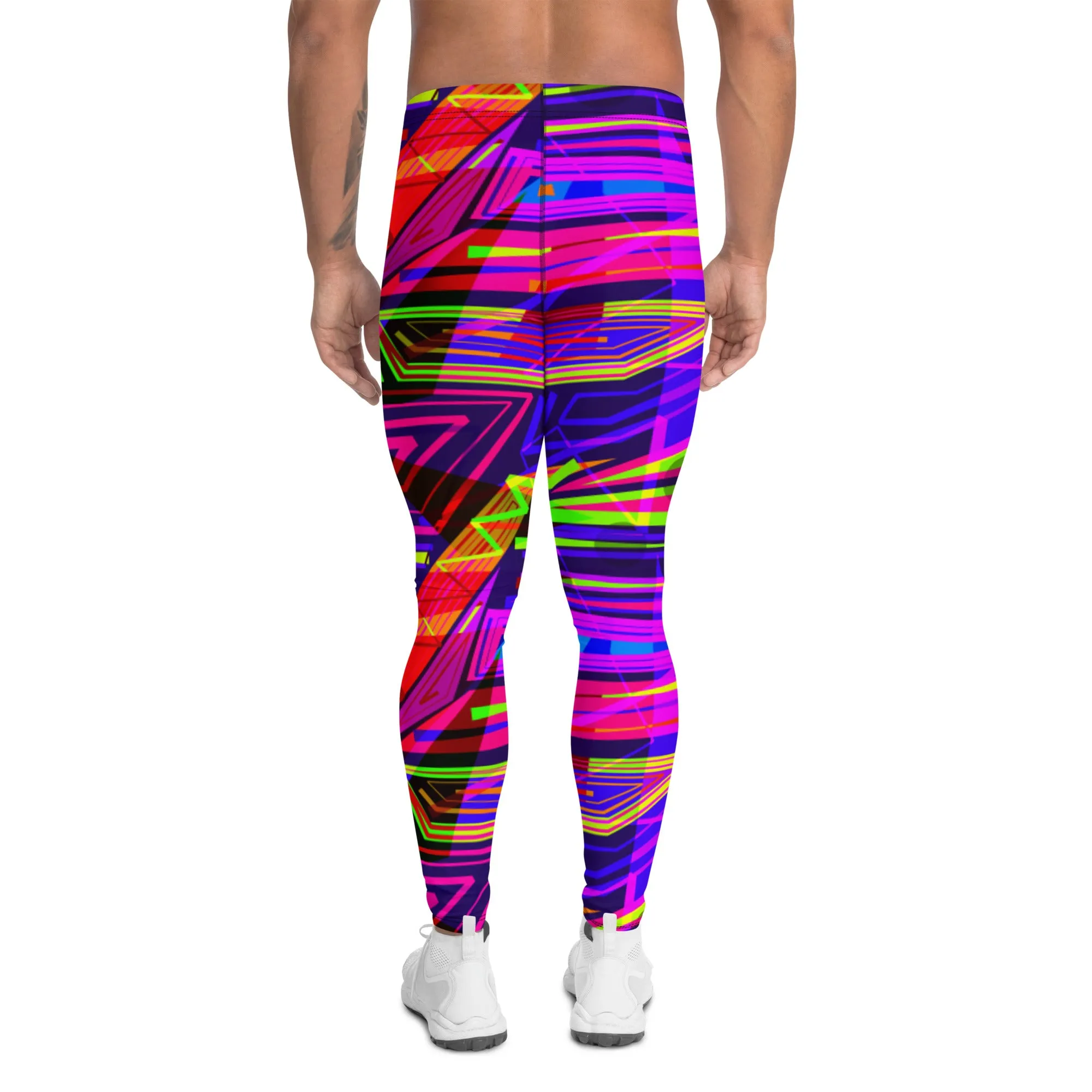 Mens Leggings, Neoncore EDM Rave