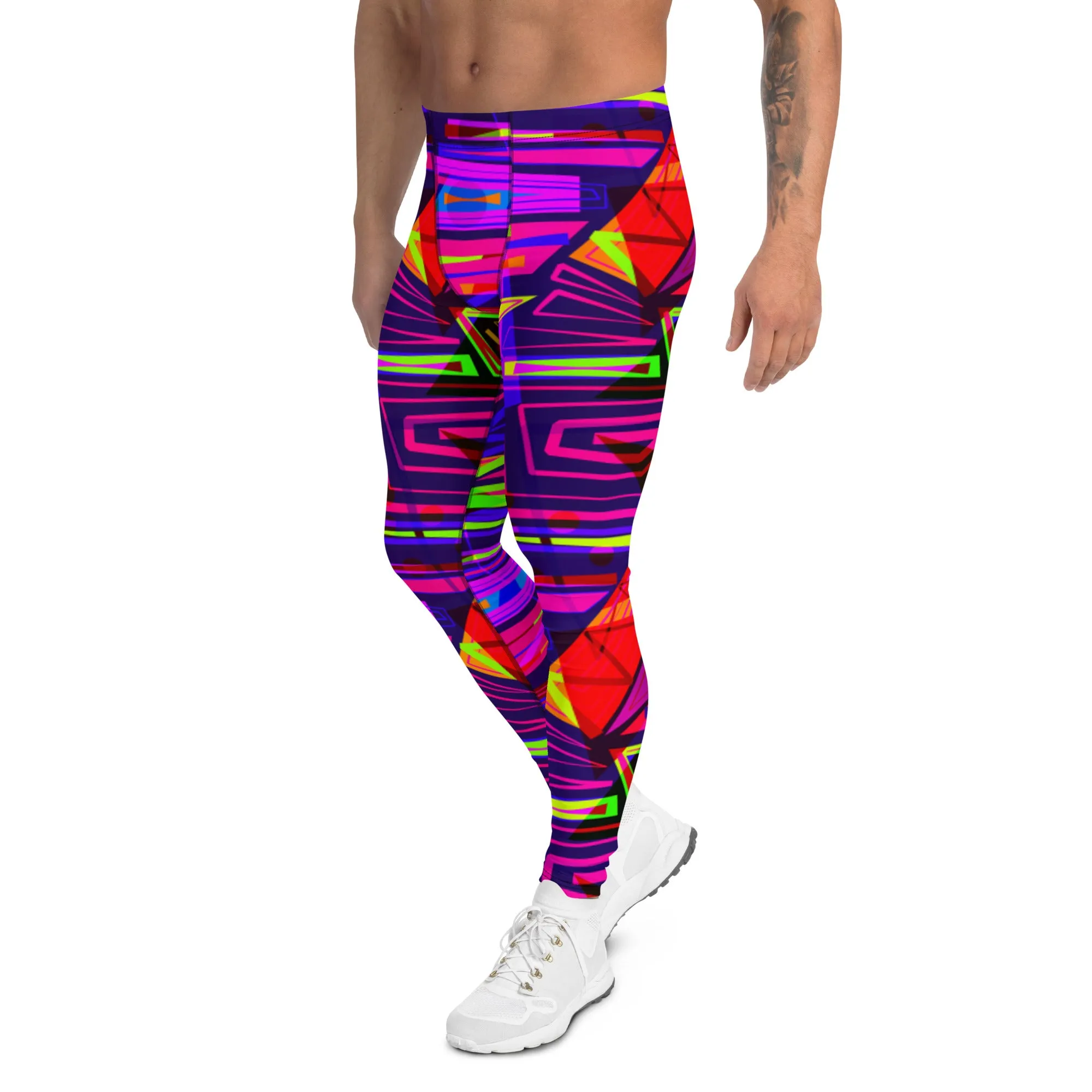 Mens Leggings, Neoncore EDM Rave