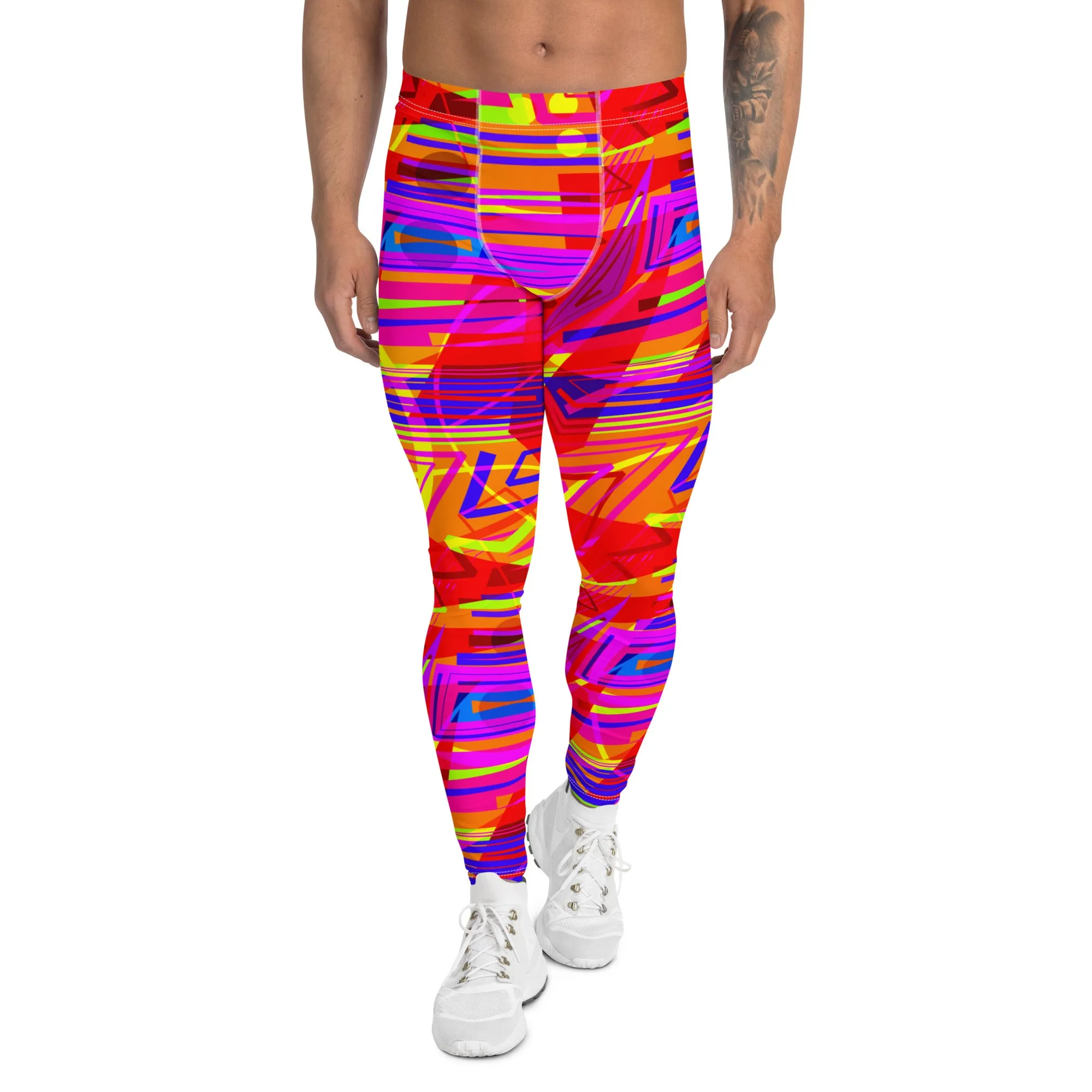 Mens Leggings, Neoncore EDM Rave