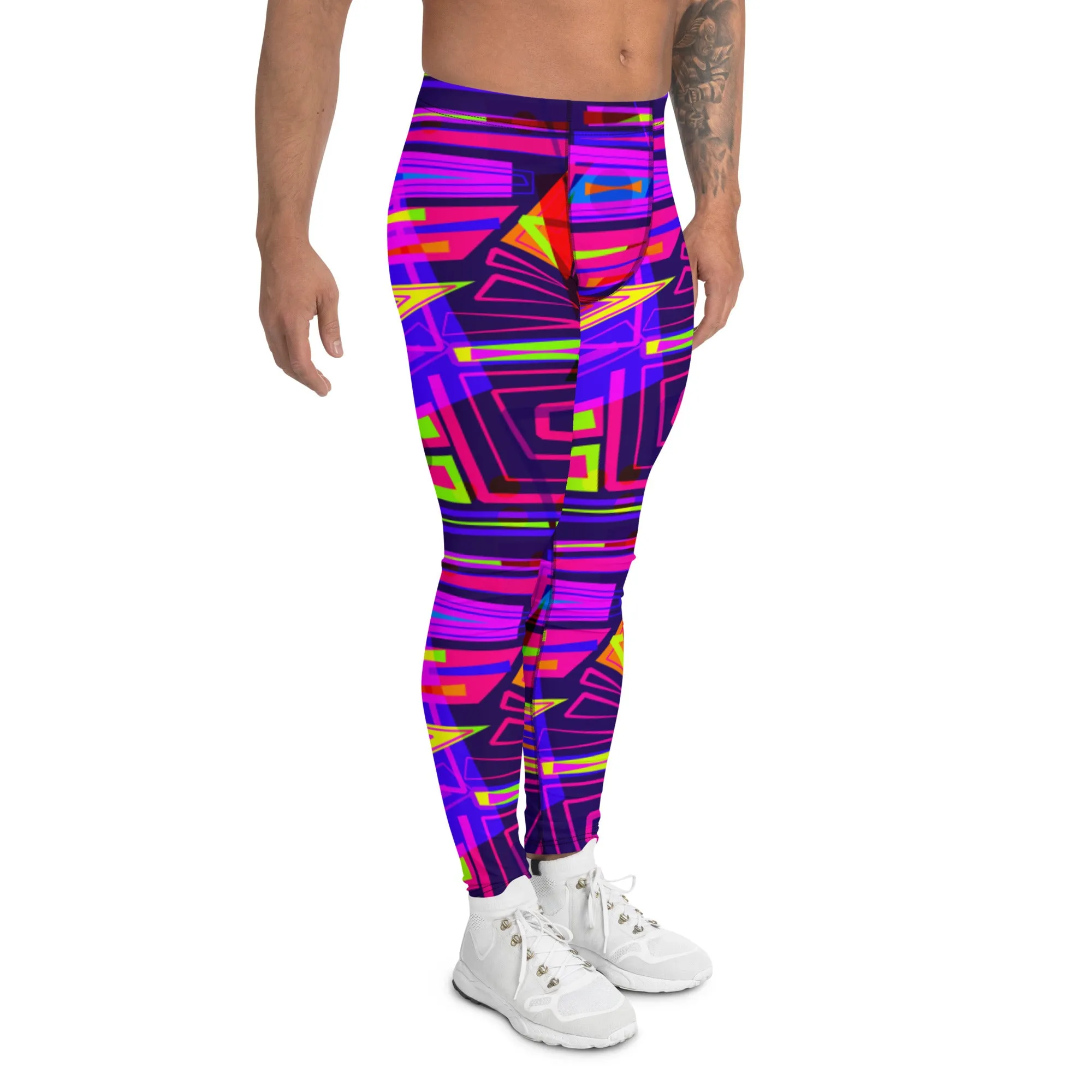 Mens Leggings, Neoncore EDM Rave